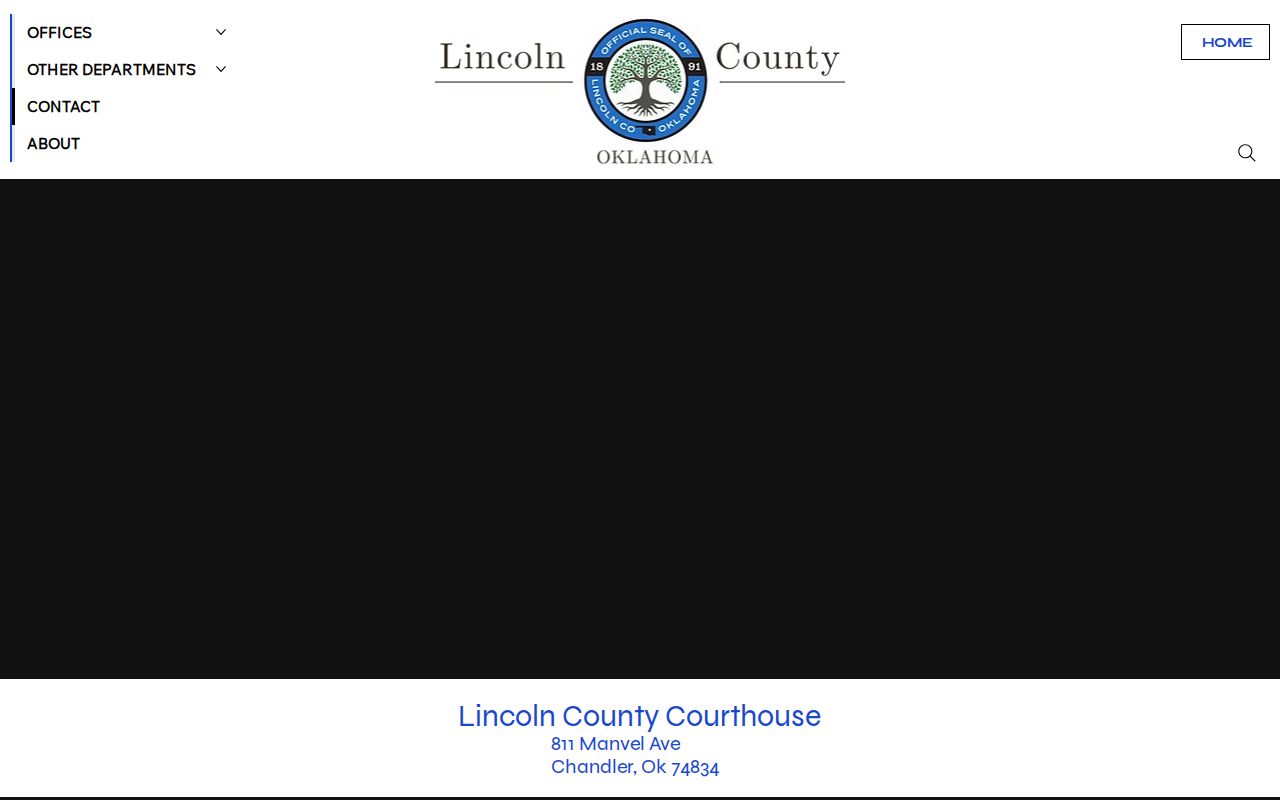 Lincoln County Court Clerk contact block at the county courthouse
